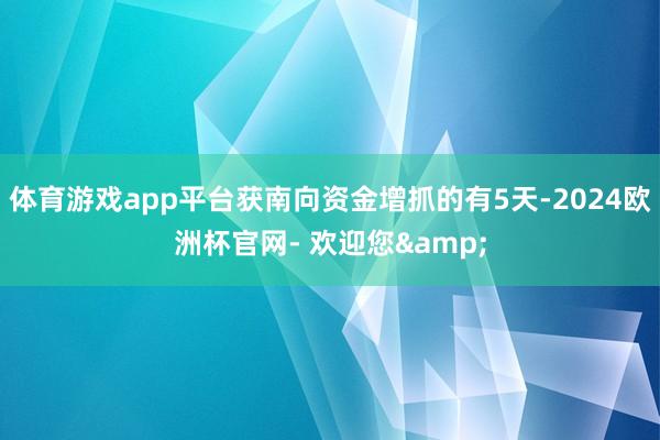 体育游戏app平台获南向资金增抓的有5天-2024欧洲杯官网- 欢迎您&