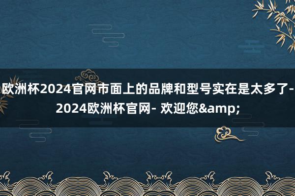欧洲杯2024官网市面上的品牌和型号实在是太多了-2024欧洲杯官网- 欢迎您&
