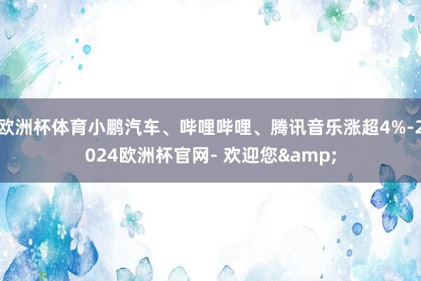 欧洲杯体育小鹏汽车、哔哩哔哩、腾讯音乐涨超4%-2024欧洲杯官网- 欢迎您&
