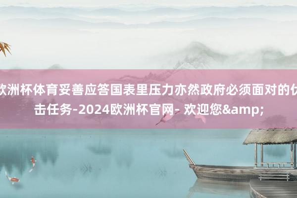 欧洲杯体育妥善应答国表里压力亦然政府必须面对的伏击任务-2024欧洲杯官网- 欢迎您&