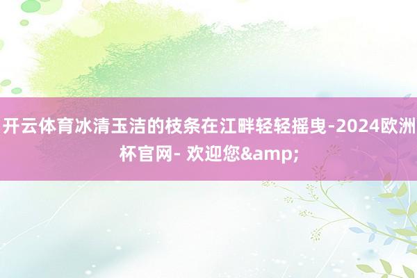 开云体育冰清玉洁的枝条在江畔轻轻摇曳-2024欧洲杯官网- 欢迎您&