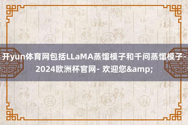 开yun体育网包括LLaMA蒸馏模子和千问蒸馏模子-2024欧洲杯官网- 欢迎您&