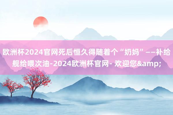 欧洲杯2024官网死后恒久得随着个“奶妈”——补给舰给喂次油-2024欧洲杯官网- 欢迎您&
