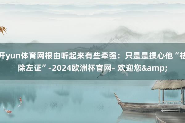 开yun体育网根由听起来有些牵强：只是是操心他“祛除左证”-2024欧洲杯官网- 欢迎您&