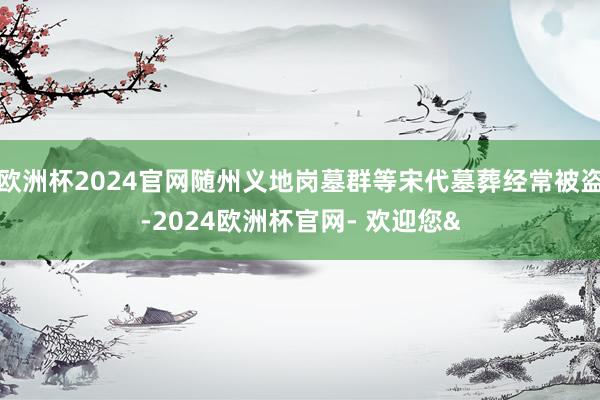 欧洲杯2024官网随州义地岗墓群等宋代墓葬经常被盗-2024欧洲杯官网- 欢迎您&