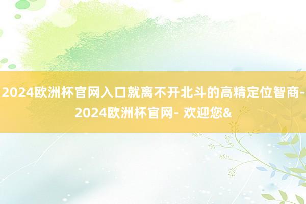 2024欧洲杯官网入口就离不开北斗的高精定位智商-2024欧洲杯官网- 欢迎您&